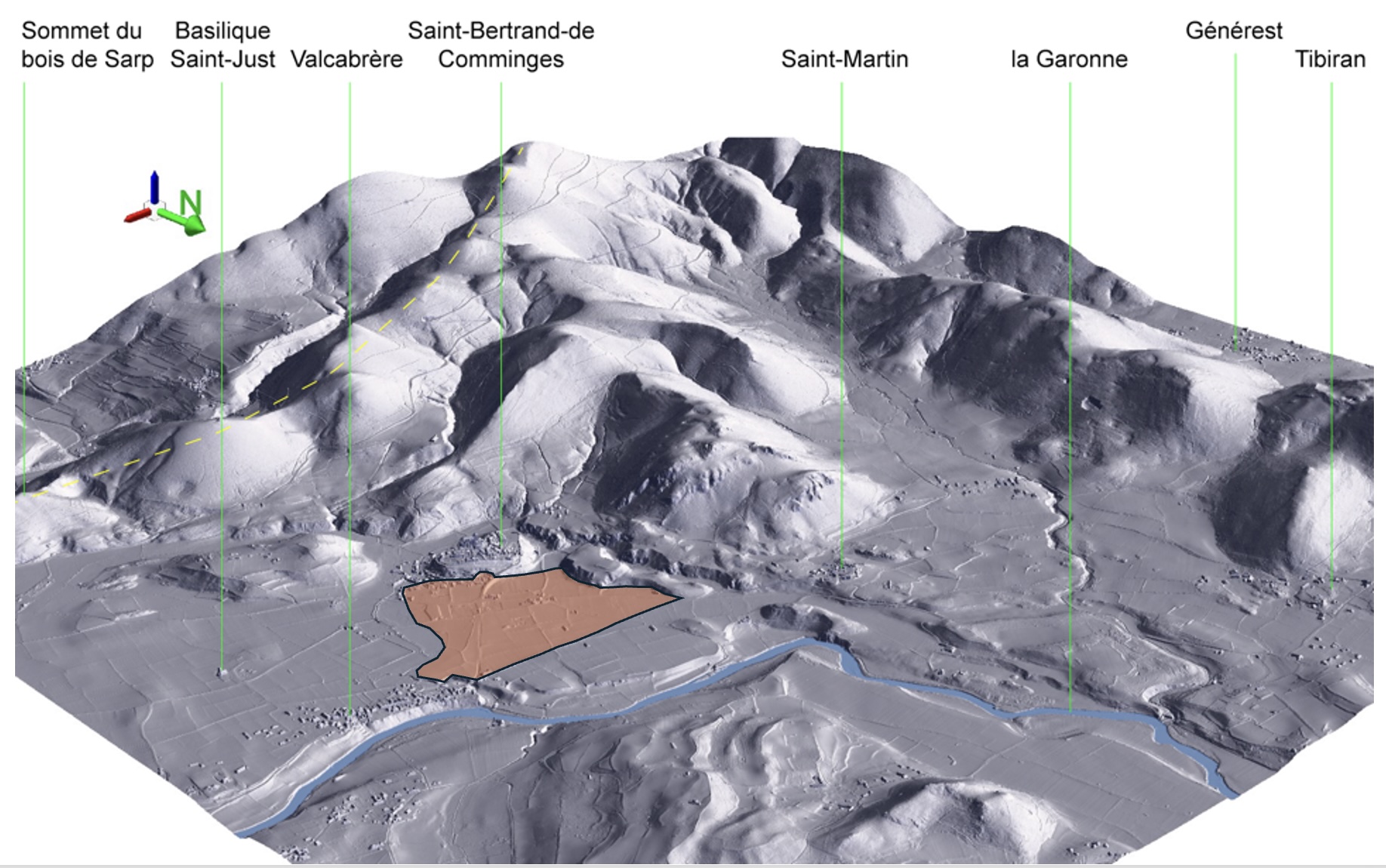 LiDAR de Saint-Bertrand-de-Comminges